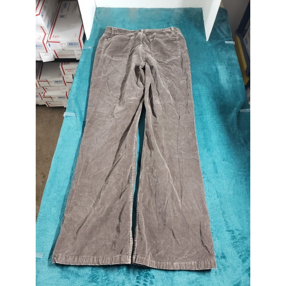 J Jill Jeans Size 12 Tall Womens Beige Corduroy Pants Ladies Mid Rise Bootcut - Picture 11 of 12
